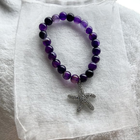 Handcrafted Starfish Charm Bracelet - Picture 3 of 5